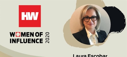 Text: Laura Escobar Housing Wire 2020 Women of Influence. Photo: Picture of Laura Escobar